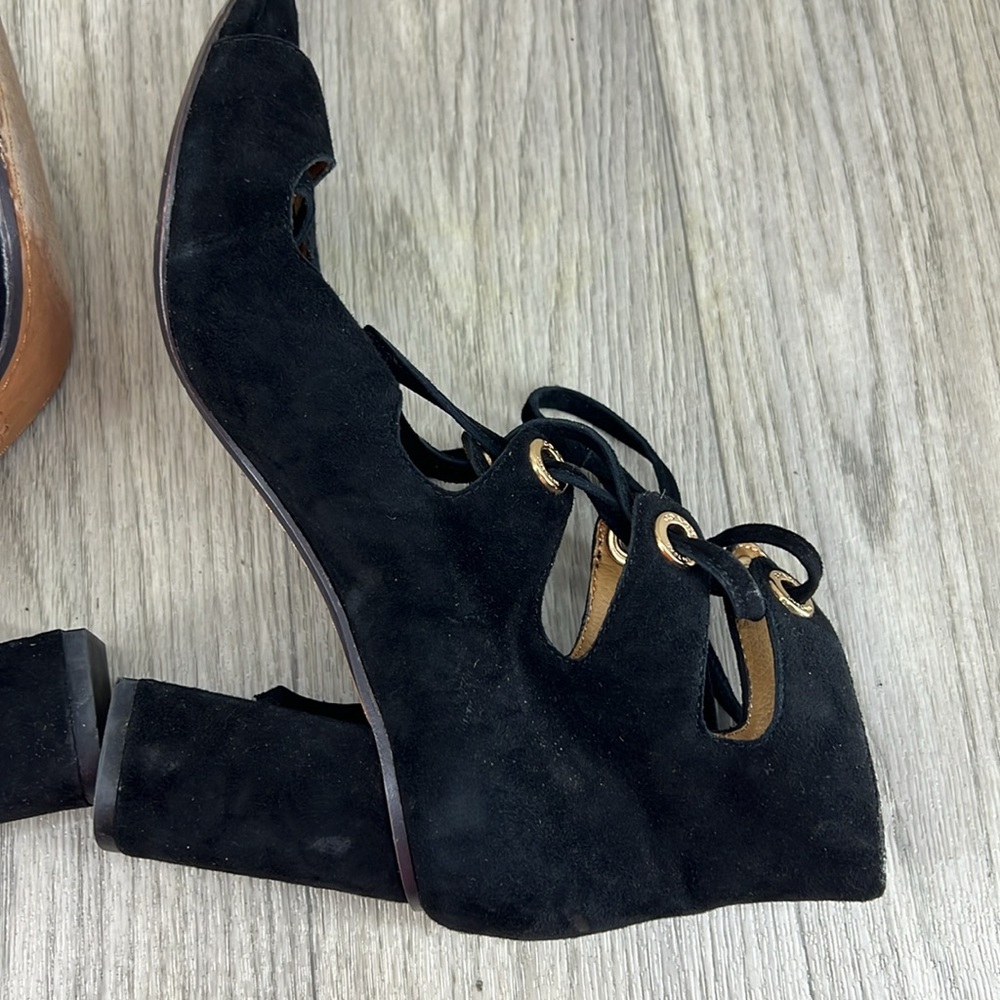 Coach Priscilla Lux Suede Sandals - Picture 8 of 12